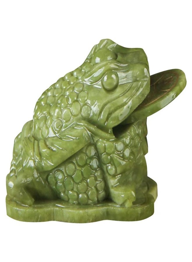 Jeonz Feng Shui Jade Money Frog with Coin in Mouth 1.1LB - Image 2